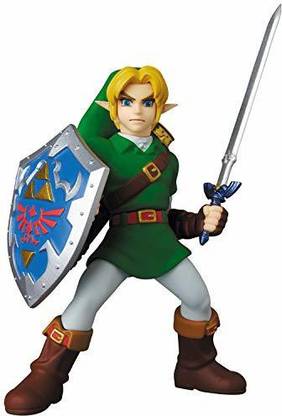 Medicom The Legend of Zelda: Ocarina of Time Link Ultra Detail Figure, Multicolor
