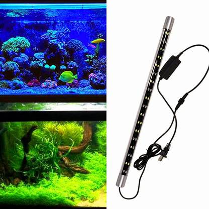 Petzlifeworld Multi-Color Changing Waterproof Submersible LED Light (T4-30F, 3W), (Blue+White) Aquarium Tool