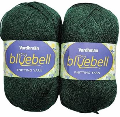JEFFY Vardhman Bluebell Hand Knitting Wool & Art Craft Yarn, Shade -66, 600gm