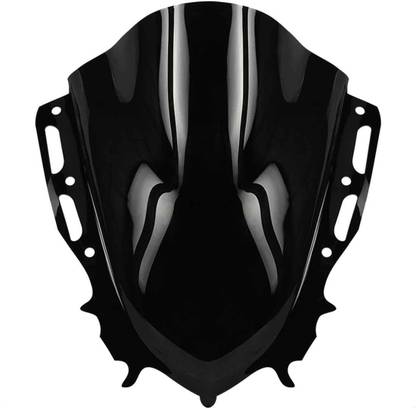 OBEROI'S TRADERS Unbreakable Double Bubble Headlight Visor for R15 V4 / M Bike Fairing Bike Windshield
