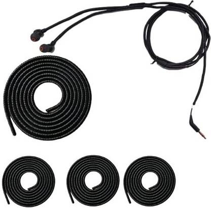 Crysendo Pack of 4 Earphones Wire Protector Spiral Cable Protectors 0.5 M / 50 cm Size Cable Protector