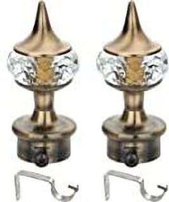 Protex CURTAIN BRACKET ANTIQUE COLOUR PACK OF 2 PCS Curtain Hook