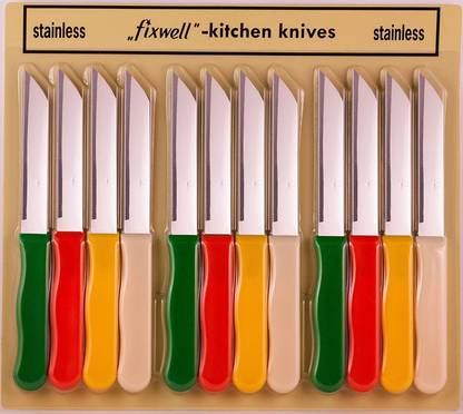 Fixwell 12 Pc Stainless Steel Knife Set