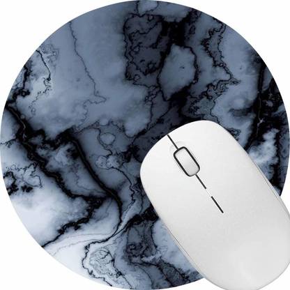 ZORI ® Marble Printed Round Mousepad for Computer, PC, Laptop Non Slip Base Mousepad