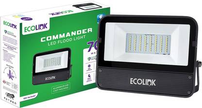 EcoLink 70 W (WW) BL CG Flood Light Outdoor Lamp