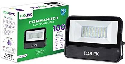 EcoLink 100 W (WW) BL CG Flood Light Outdoor Lamp
