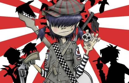 Gorillaz Noodle Animated Series Hd Matte Finish Poster Paper Print
