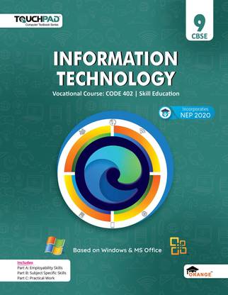 Touchpad Class 9 Information Technology Vocational Course Code 402 Skill Education 2022