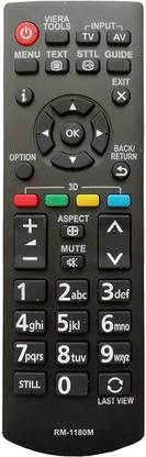 BhalTech 1180M LCD LED TV HDTV Plasma Smart TV Universal Work with Almost All Compatible Panasonic Led Remote Controller