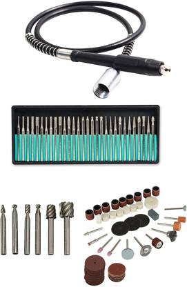 Digital Craft Grinder Shaft 30Pc Diamond Burs 6pc HSS Rotary Burs 105Pc Rotary Tool Set Rotary Tool