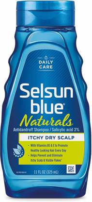 Selsun blue daily care naturals itchy dry scalp antidandruff shampoo 325ml