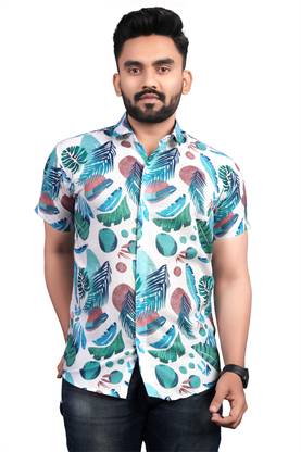 Men Printed Casual Multicolor Shirt