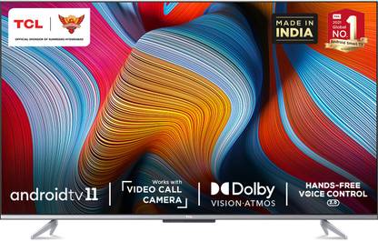 TCL P725 164 cm (65 inch) Ultra HD (4K) LED Smart Android TV with Android 9