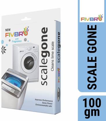 FIVBRO ScaleGone Descaling Powder for Washing Machine and Dish Washer (Pack of 6/100 g) Detergent Powder (Jasmine)