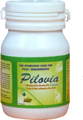 amvia pharma Pilovia 30 Capsule - Effective Relief for Piles and Hemorrhoids