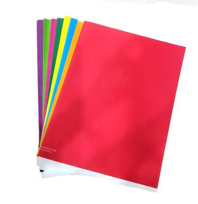 Teeshubh Self Wrapping A4 Color Notebook/book covers [Pack of 10] Book Cover