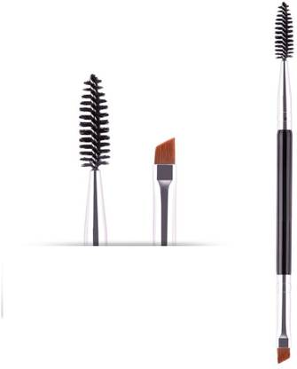 Jwxno Faigy Double Ended Eyebrow Brush & Spoolie - Angled Brow Brush