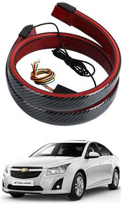 RKPSP LED Multicolour Trunk Roof Wing Car Spolier Strip Light For Cruze-2009 Car Spoiler