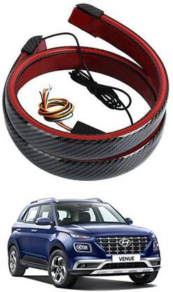 AYW LED Multicolour Trunk Roof Wing Car Spolier Strip Light For Venue-2019 Car Spoiler
