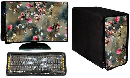 RS Creations DESKTOP COVER FULL SET for 20 inch Computer Desktop Cover  - M19-Monitor,Keyboard & CPU Cover