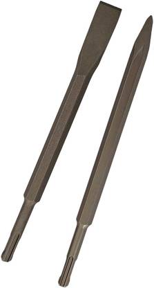 DUMDAAR 14 x 250MM Flat & Pointed Hammer Drilling Chisel Bit Set