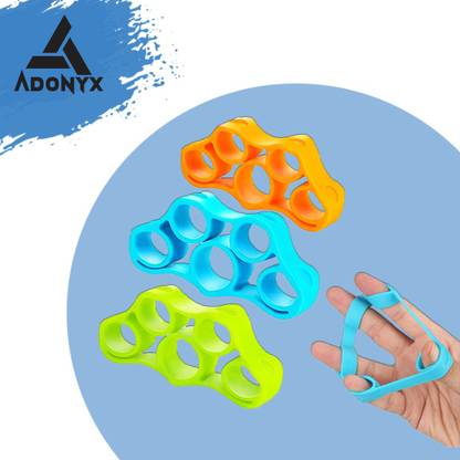 ADONYX Finger Exerciser, Hand Exerciser, Hand Strengthened for Carpal Tunnel Relief Hand Grip/Fitness Grip