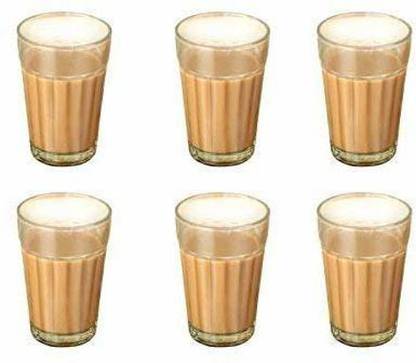 New Inning Associates Pack of 6 Glass New Inning Associates Pack of 6 Glass Glass Tea Glass