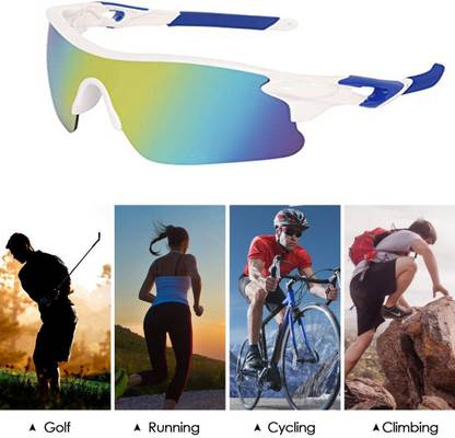 Cereto UV Protection Sports Goggles For Cycling/ Tracking/ Racing / Cricket Goggles Cricket Goggles