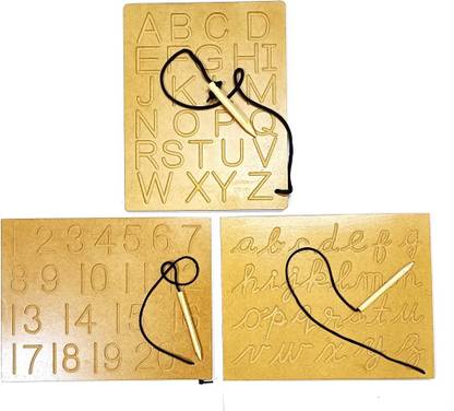 jaraglobal Capital, Cursive ABCD Alphabet & 1 to 20 Number Writing Practice Tracing Board