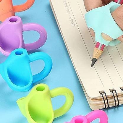 MIG Fingers Fixed Aids Pen Grip ( Multicolor: Pack Of 3 ) Pencil Grip