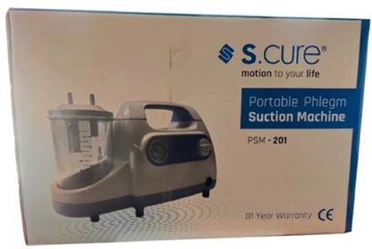 Scure Portable Phlegm Suction Machine PSM-201 Suction Machine Respiratory Exerciser