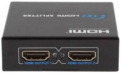 Teratech 2 Port HDMI Splitter for Video and Audio 1920x1200 at 60Hz 1080p HDMI F/2xF Media Streaming Device