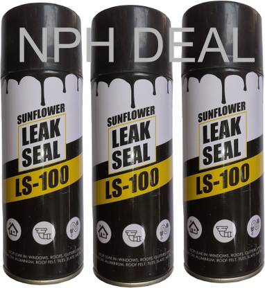 NPH DEAL LEAK SEAL Instant Waterproofing and Repair Spray (Anti-Corrosion) Pack OF 3 Black Spray Paint 400 ml
