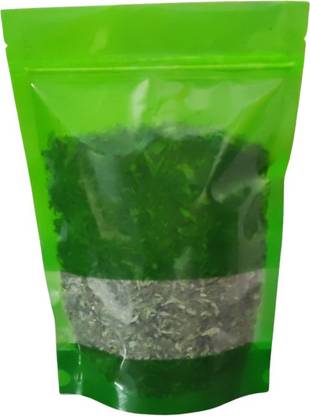 calldoorstep Green Colour Both Side Standup Zipper Pouches with Window,W-5 X L-8 Plastic Storage Pouch