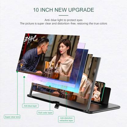 JANGI Screen Expanders & Screen Magnifier 3D HD smart Phone Holder for Smartphones Video Glasses