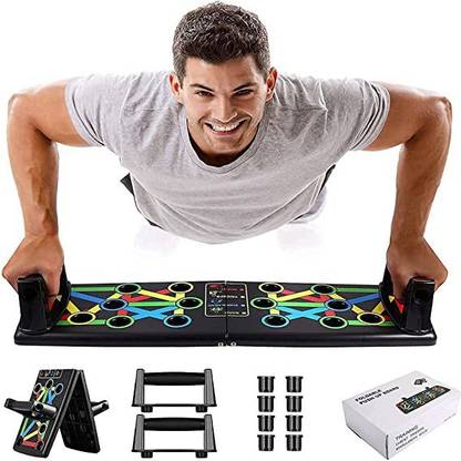 GORMERY Multifunctional Foldable Home Exercise Fitness Equipment, Push up flex board Fitness Accessory Kit Kit