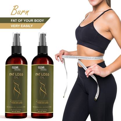 Clear Organic Fat Loss Oil - Fat Burning Oil - Slimming Oil - Belly Fat Reduce Oil - Slim Oil