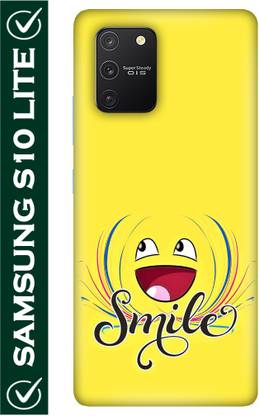 FULLYIDEA Back Cover for Samsung Galaxy S10 Lite, SAMSUNG Galaxy S10 Lite, Emoji, Smiley