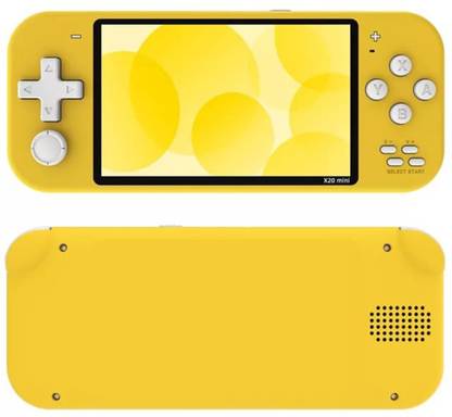 Clubics X20 5.1 inch Screen Handheld Game Console 8GB Memory/Speaker - Yellow HD Edition