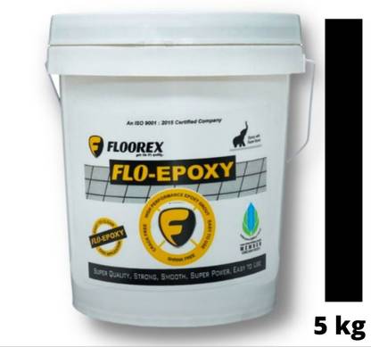 Floorex Epoxy tile grout | 2 component grout | For All Surface | Black | 5 Kg Crack Filler