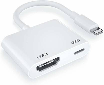 Tobo Lightning Cable 0.05 m Lightning to HDMI Digital AV Adapter 1080P 12/11/8 Plus/iPad