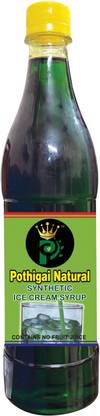 POTHIGAI NATURAL Pista Drink 750 ml (Synthetic Icecream Syrup)/Sweet and Healthy Drink