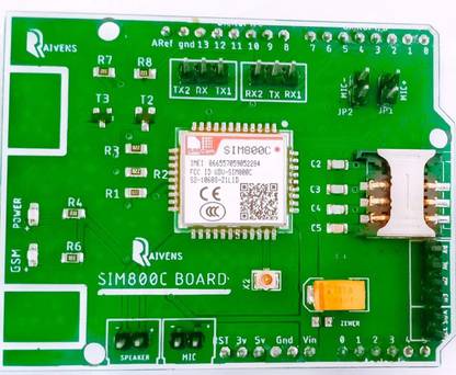 RAIVENS SIM800C Module Arduino GPS Shield with Antenna. Electronic Components Electronic Hobby Kit