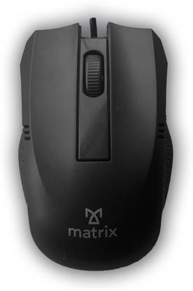 MATRIX KM-100 Wired Ambidextrous Optical Mouse