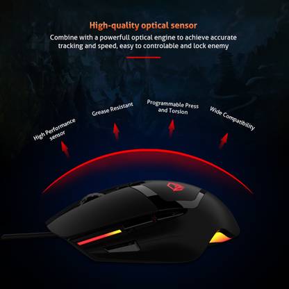 Meetion MT-G3325 Wired Optical  Gaming Mouse
