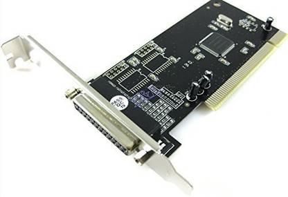 Mak World PCI to Parallel Printer I/O Card, PCI to DB25 LPT Parallel Port Expansion Card Network Interface Card