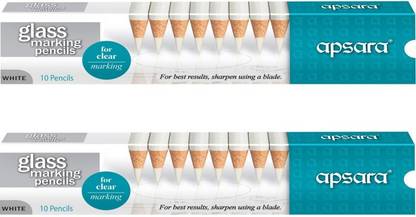 APSARA Glass marking Pencil Pack Of 20 Pencil