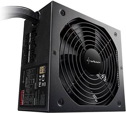 Sharkoon WPM Gold Zero 750W 750 Watts Gaming PSU with 9 SATA Cables