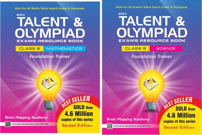 BMA's Talent & Olympiad Exams Resource Book-Math And Science, Class-6