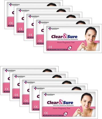 Clear & Sure Home One Step Urine HCG Pregnancy Test Kit